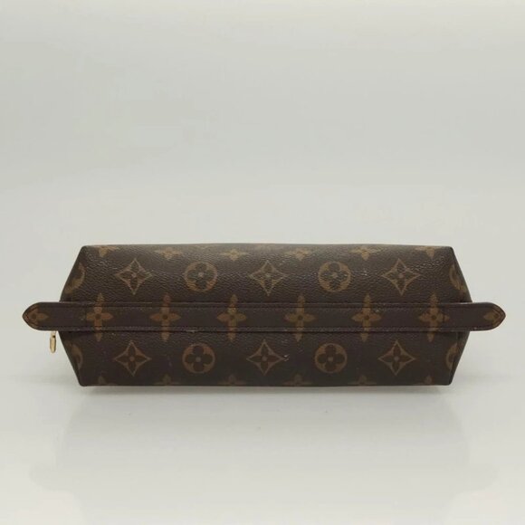 LOUIS VUITTON Monogram Trousse Demi Ronde Cosmetic Pouch M47520 LV Auth bs26999 - Picture 6 of 15